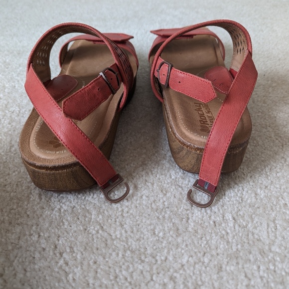 Rocky 4EurSole RKH185 Women Red Sprightly Slingback Comfort Sandal Non-Slip Sz 9 - Picture 15 of 16